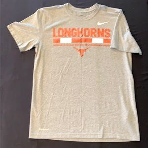 Gray dri-fit Nike Longhorn T-shirt M